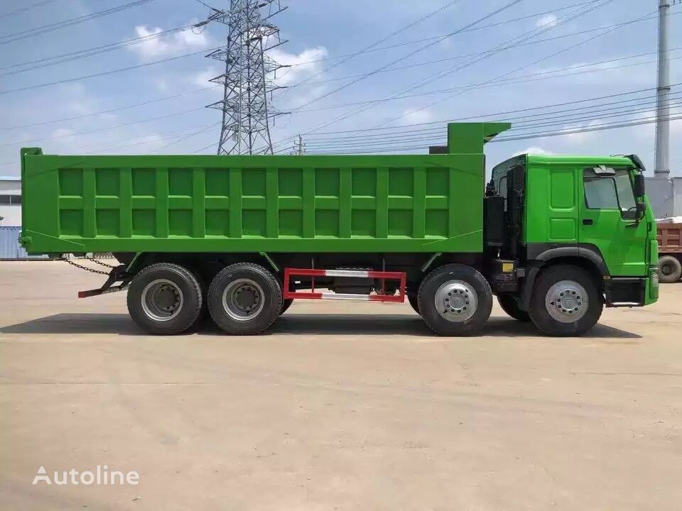 Camion benne HOWO 8x4 drive 12 wheeled tipper truck green color sinotruk dumper: photos 4