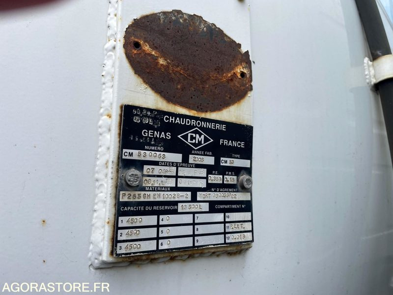 Camion Iveco 190EL28 19t citerne - 2008 - 640748kms - export only