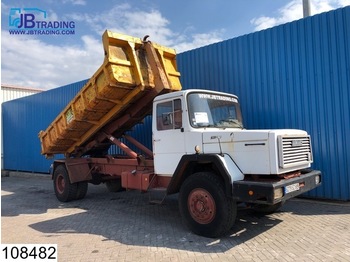 Camion ampliroll Iveco 190 20 GUIMA B12 Haakarm Kipper Container system, Manual, Steel suspension, Hub reduction: photos 1