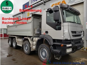 Camion benne Iveco 340T45 Trakker 8x4 Bordmatik Links/Rechts/Hinten: photos 1