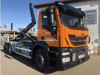 Camion ampliroll Iveco AD260X42Y/PS 6x2 Abrollkipper HIAB XR21S: photos 1
