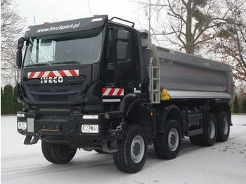 Camion benne Iveco AD410TW TRAKKER 450 8x8 Euro 6 Muldenkipper: photos 1