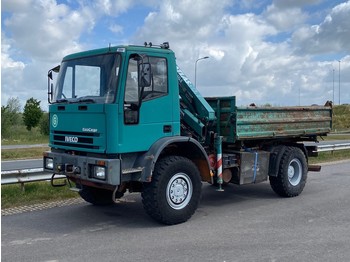 Camion benne Iveco EuroCargo 135E23 4x4 + ATLAS 50.1 crane truck: photos 1