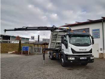 Camion benne, Camion grue neuf Iveco Eurocargo ML160E32/P Kipper Meiller/Kran Hiab FB: photos 1