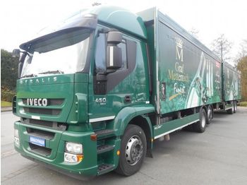 Camion pour le transport de boissons Iveco Stralis AT260S45Y/FS-D mit SPIER Tandemanhänger: photos 1