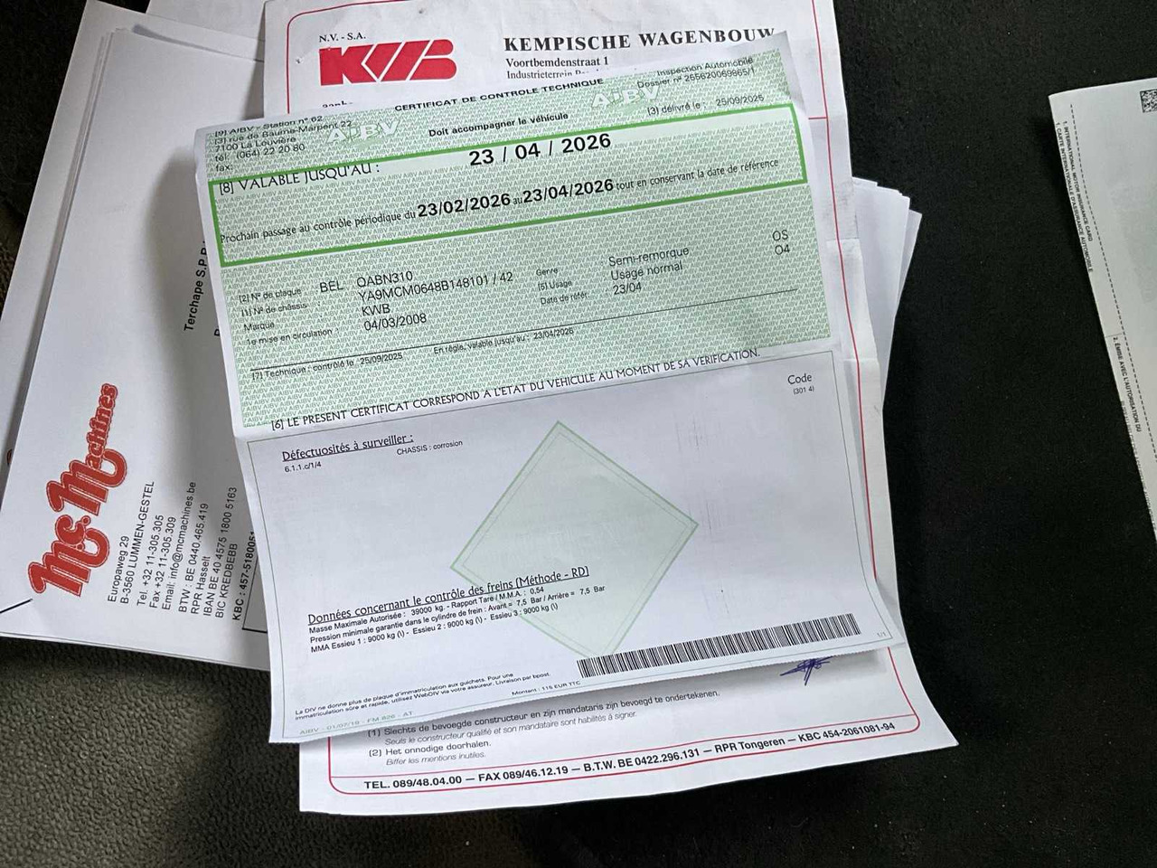 Camion KWB P-393-STI-H3 CHAPEOPLEGGER