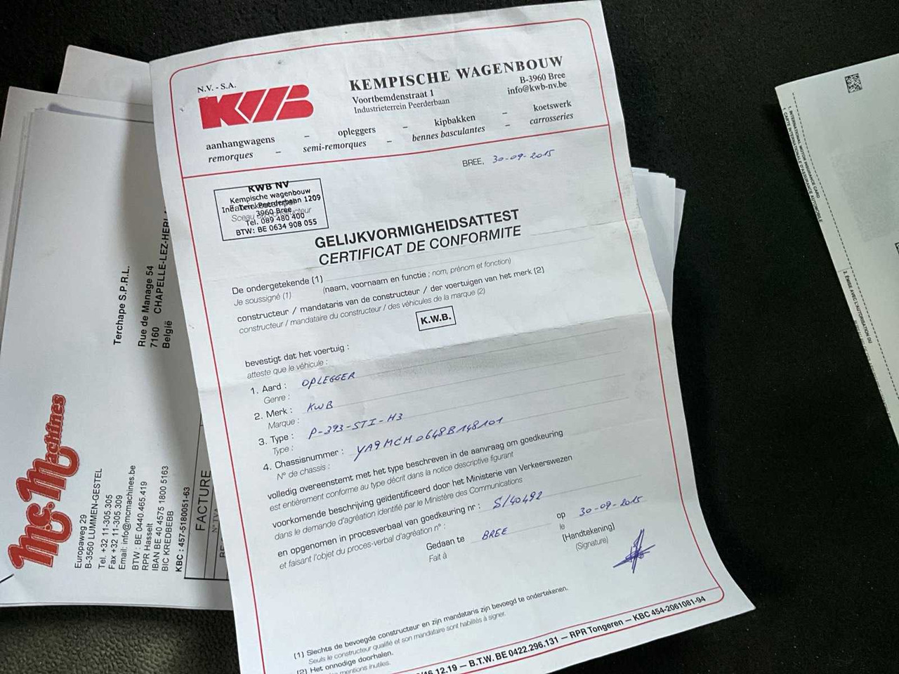 Camion KWB P-393-STI-H3 CHAPEOPLEGGER