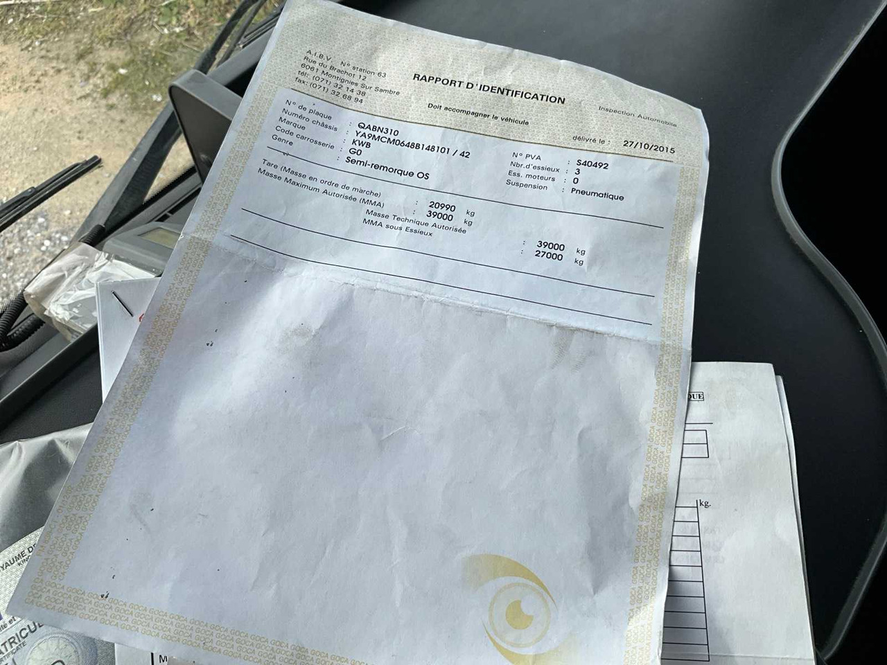 Camion KWB P-393-STI-H3 CHAPEOPLEGGER