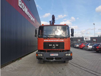 Camion plateau, Camion grue MAN 25.422 flatbed truck: photos 2