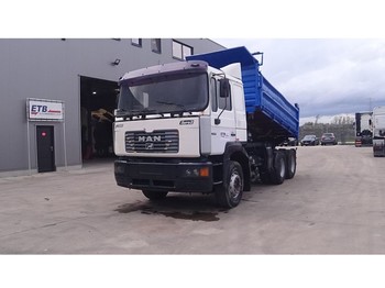Camion benne MAN 26.414 (FULL STEEL SUSPENSION / 6 CYLINDER ENGINE WITH ZF-GEARBOX / EURO 2): photos 1