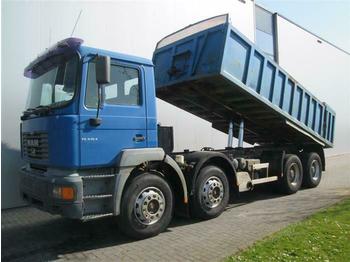 Camion benne MAN 32.414 8X4 MANUAL FULL STEEL HUB REDUCTION EURO: photos 1