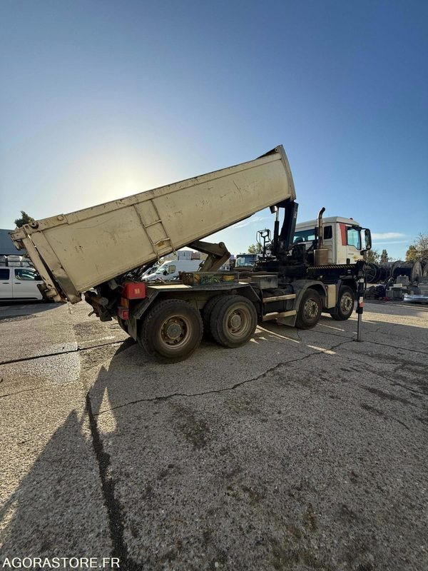 Camion MAN 8x4 - 32-400 BiBenne grue - 11.2014 / 375000 KM