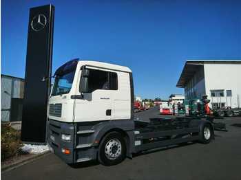 Camion porte-conteneur/ Caisse mobile MAN TGA 18.350 4x2 LL BDF Fahrschule 5 Sitze Klima: photos 1