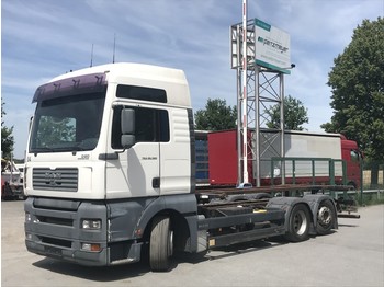 Camion porte-conteneur/ Caisse mobile MAN TGA 26.390 FLL Hubrahmen - alle Abstellhöhen, Lenkachse: photos 1