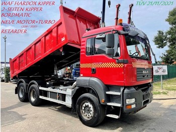Camion benne MAN TGA 33.480 6x4 - 2-WAY TIPPER - BORDMATIC - RETARDER - *RENEWED ENGINE!!! Invoices available!!! - BIG AXLES - STEEL SPRING: photos 1