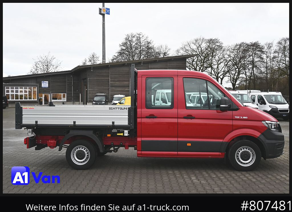 Camion MAN TGE 3.180 Doka Kipper,Klima, AHK, Tüv Neu