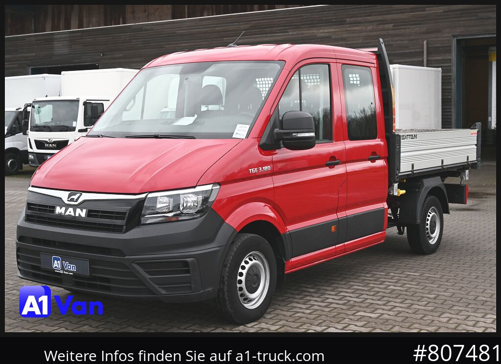 Camion MAN TGE 3.180 Doka Kipper,Klima, AHK, Tüv Neu