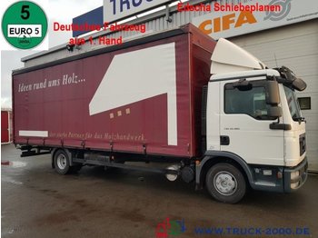 Camion à rideaux coulissants MAN TGL 12.180 Schiebeplanen L+R Scheckheft 1.Hand: photos 1