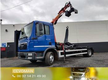 Camion ampliroll MAN TGL 12.250 euro5 container + kraan: photos 1