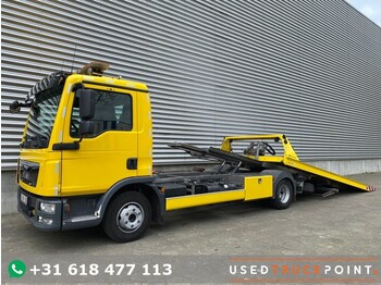 Camion porte-voitures MAN TGL 8.190 / Load: 3080 KG / Brille / Winch / 3 Seats / Euro 6 / 237 DKM / TUV: 10-2022 / Belgium Truck: photos 1