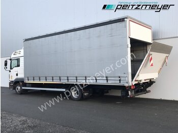 Camion à rideaux coulissants MAN TGL 8.220 FL Pritsche 7,2 m + LBW: photos 4