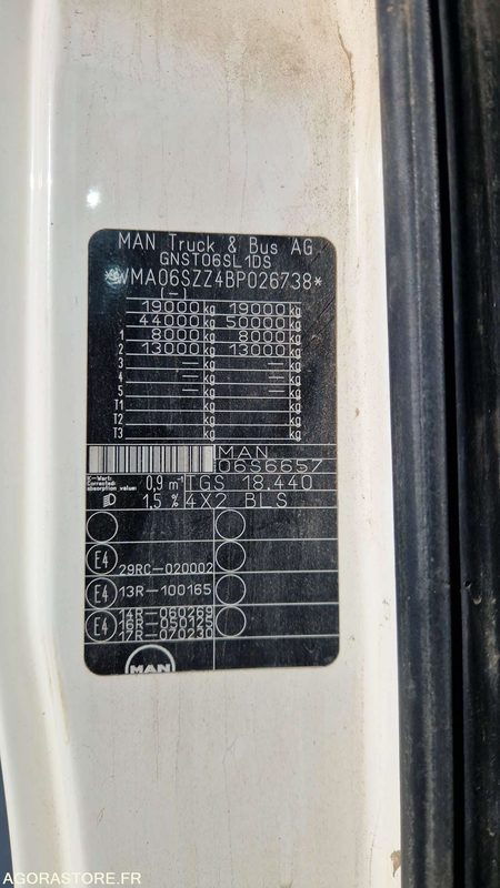 Camion MAN TGS - 2011 - BN-790-LY