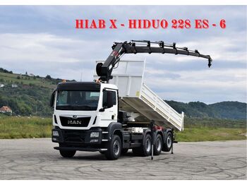 Camion grue MAN TGS 35.460 *HIAB X-HIDUO 228 ES-6/FUNK *6x4: photos 1