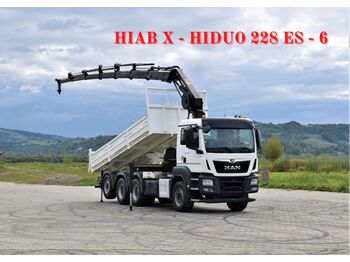 Camion grue MAN TGS 35.460 *HIAB X-HIDUO 228 ES-6/FUNK *8x4: photos 1