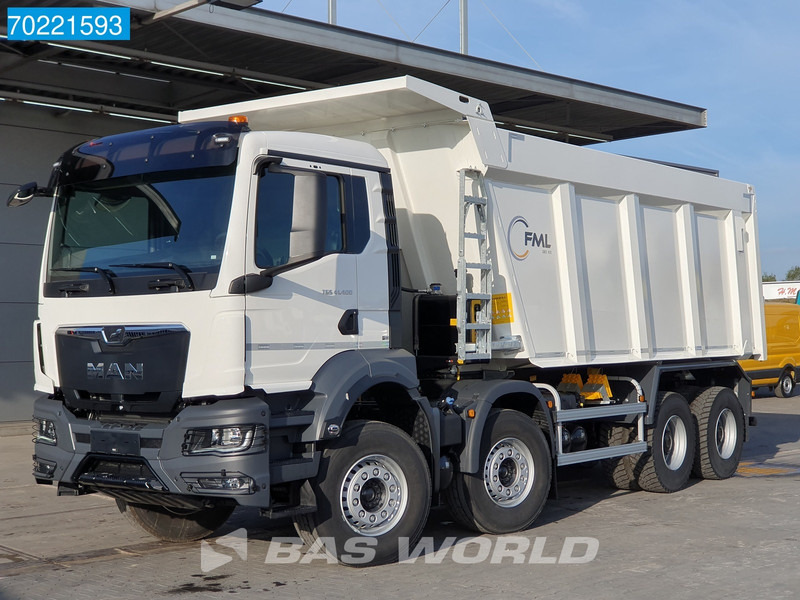 Camion benne neuf MAN TGS 41.400 8X4 NEW! Euro 5 Manual 25m3 Steelsuspension Body-Heating: photos 17