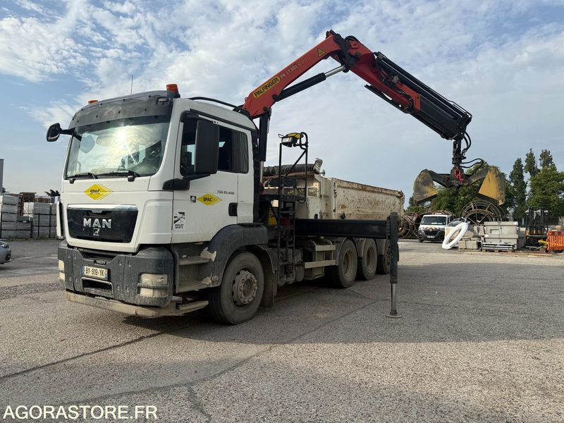 Camion MAN TGS TRIBENNE GRUE 8x4-4  - 2011 / 242000 KM