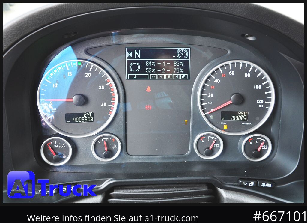 Camion MAN TGX 26.480, Holz Kesla 2109, 6x4,