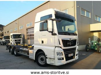 Camion porte-conteneur/ Caisse mobile MAN TGX 26.510 6X2-4 LL euro 6 D, LENKACHSE: photos 1