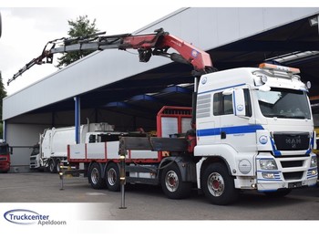 Camion MAN TGX 35.480, HMF 4220 + FJ900, Manuel, Retarder, 8x4, Truckcenter Apeldoorn: photos 1