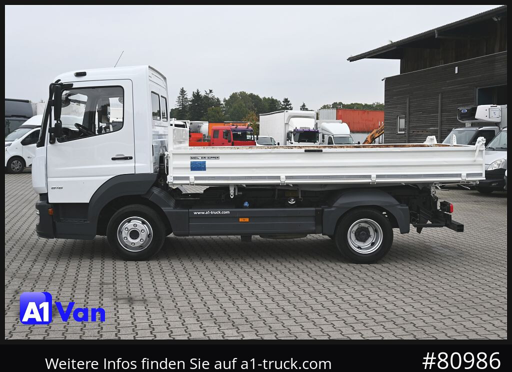 Camion MERCEDES-BENZ Atego 816 Kipper, Ahk,Klima, Meiller, 3-Sitzer