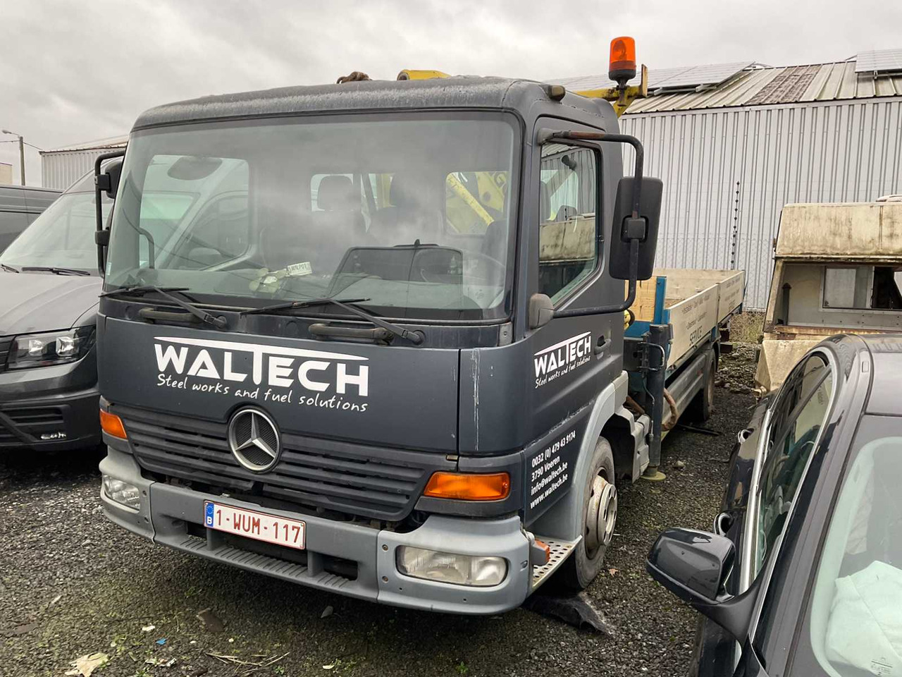 Camion MERCEDES-BENZ TRUCK WITH PALFINGER PK7000