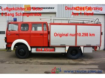 Camion fourgon Magirus Deutz 120 - 23 AW LF16 4x4 V8 nur 10.298 km -Feuerwehr: photos 1