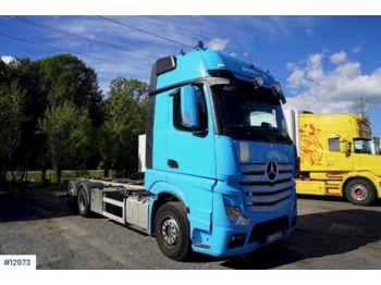 Camion porte-conteneur/ Caisse mobile Mercedes Actros: photos 1