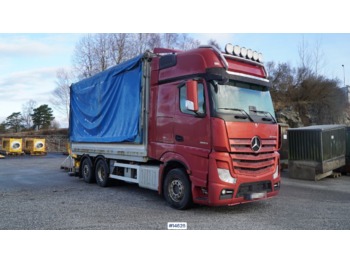 Camion à rideaux coulissants Mercedes Actros 2553: photos 1