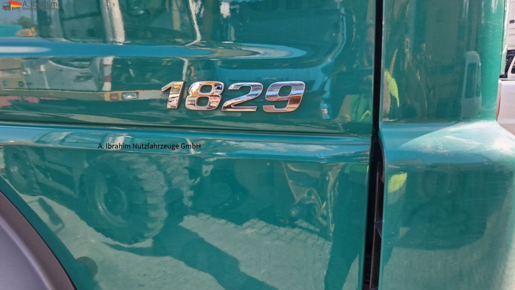 Camion multibenne Mercedes-Benz 1829 Gergen Absetzkipper, Zustand gut Reifen HA neuwertig: photos 12