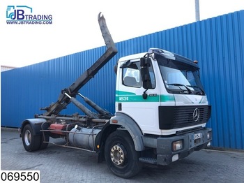 Camion ampliroll Mercedes-Benz 1831 EPS 16, Steel suspension, Hook containeer system, Hub reduction: photos 1