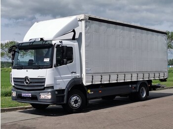 Camion à rideaux coulissants Mercedes-Benz ATEGO 1524 16 ton,dautel 1500kg: photos 1
