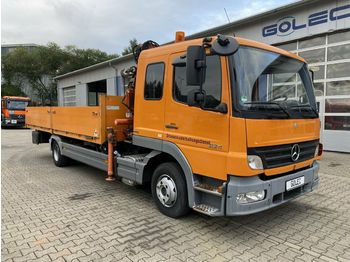 Camion plateau, Camion grue Mercedes-Benz ATEGO 924 4x2 Euro 4 Pritsche 6 m Kran bis 7,2 m: photos 1