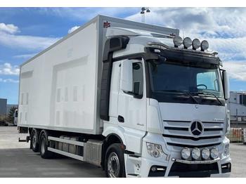 Camion fourgon Mercedes-Benz Actros 2553 large closed box truck liftgate 530hp: photos 1