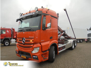 Camion ampliroll Mercedes-Benz Actros 2642 + Euro 6 + Hiab XR26S61+6X2: photos 1