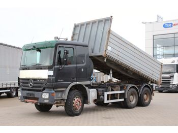 Camion benne Mercedes-Benz Actros 2644 K, 6x4, THREE-SIDED: photos 1