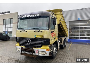 Camion benne Mercedes-Benz Actros 2648 Day Cab, Euro 2, V8 - Full Steel - Retarder - 6x4 - Big Axles, Intarder: photos 1