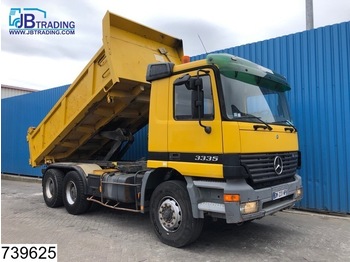 Camion benne Mercedes-Benz Actros 3335 6x4, manual, Steel suspension, 13 Tons axles, Analoge tachograaf, Hub reduction: photos 1