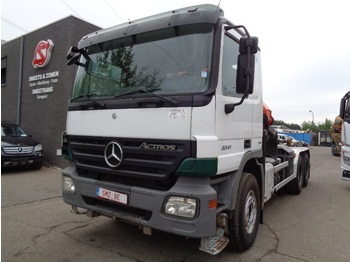 Camion porte-conteneur/ Caisse mobile Mercedes-Benz Actros 3341 palfinger Pk 23005 tractor TOP: photos 1