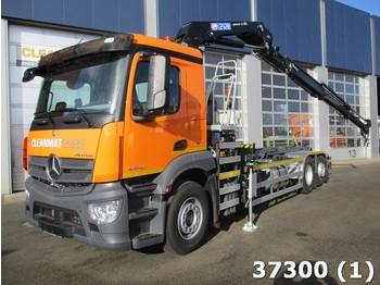 Camion ampliroll Mercedes-Benz Antos 2540 HMF 21 ton/meter laadkraan: photos 1
