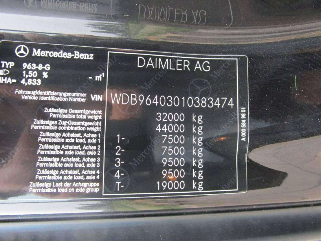 Châssis cabine neuf Mercedes-Benz Arocs 3263 8x4 New: photos 9